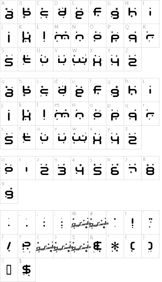 character map