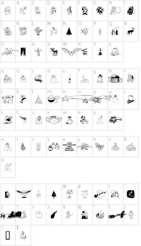 character map