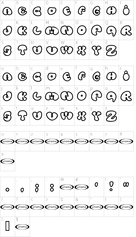 character map