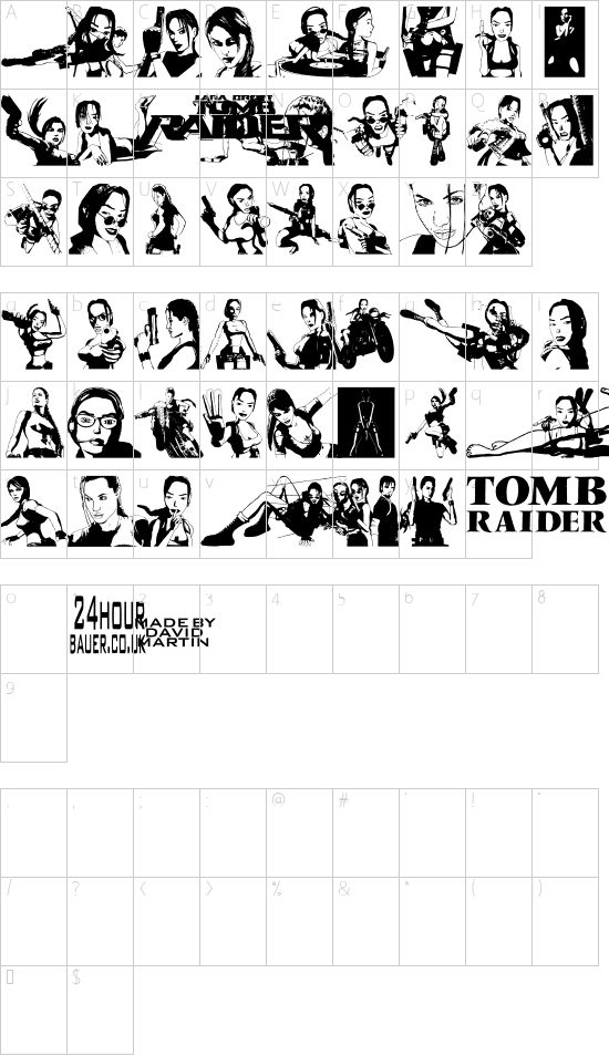 character map