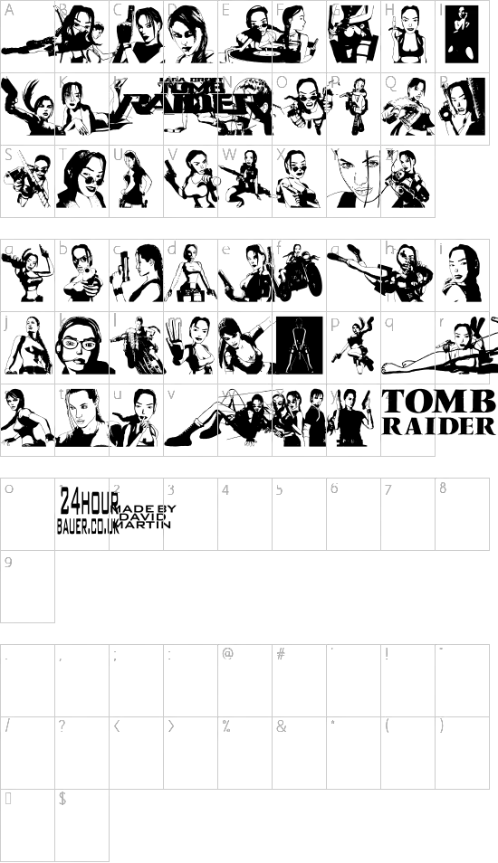 character map