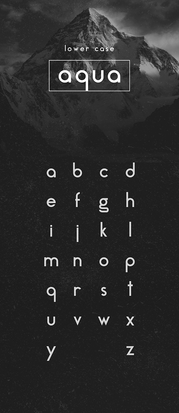Aqua Grotesque free font - sans-serif