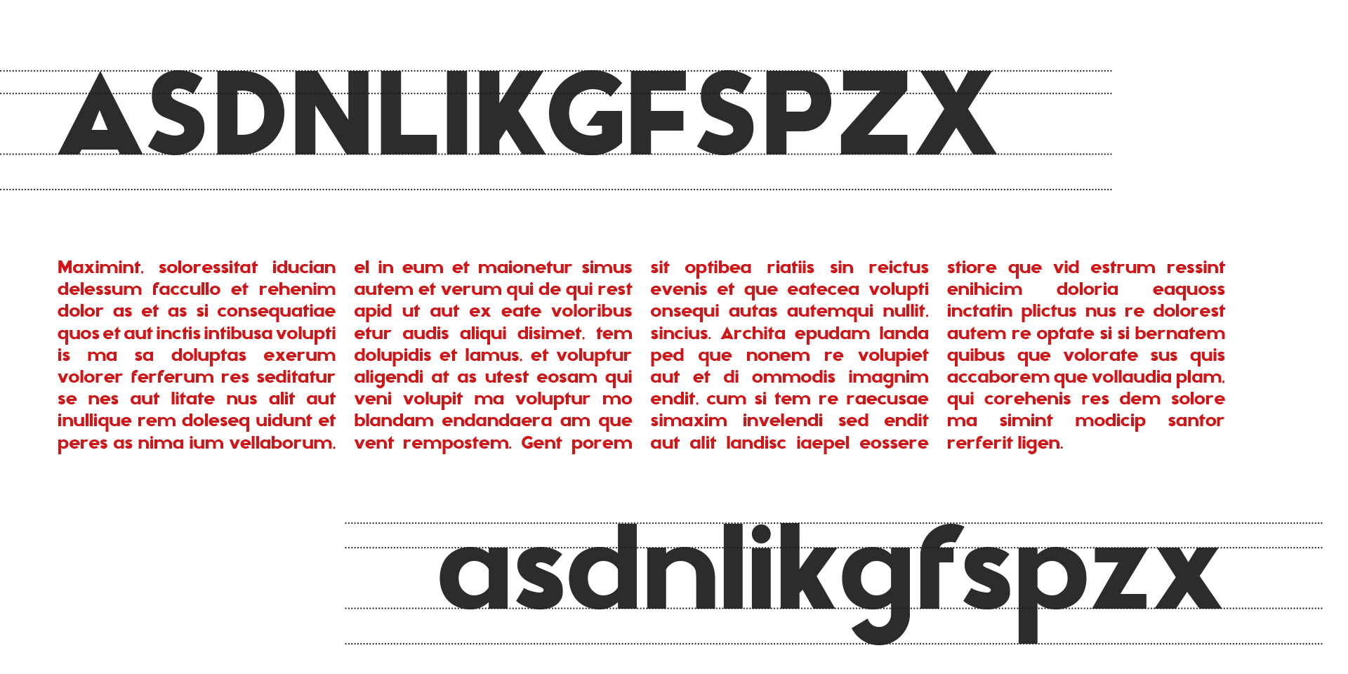 Adca Free font - sans-serif