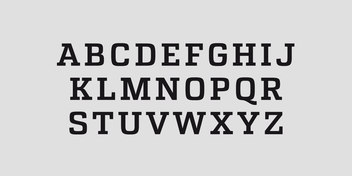 Atletico Free Font - slab-serif