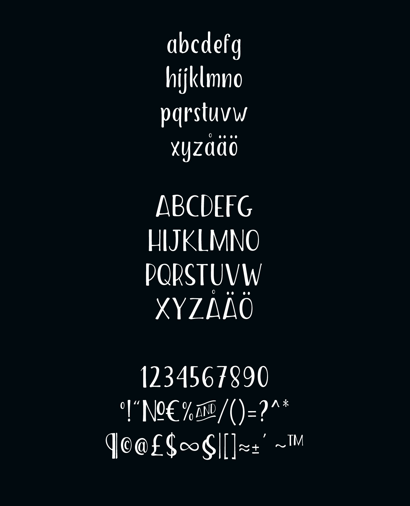 The Salvador Free Typeface - script