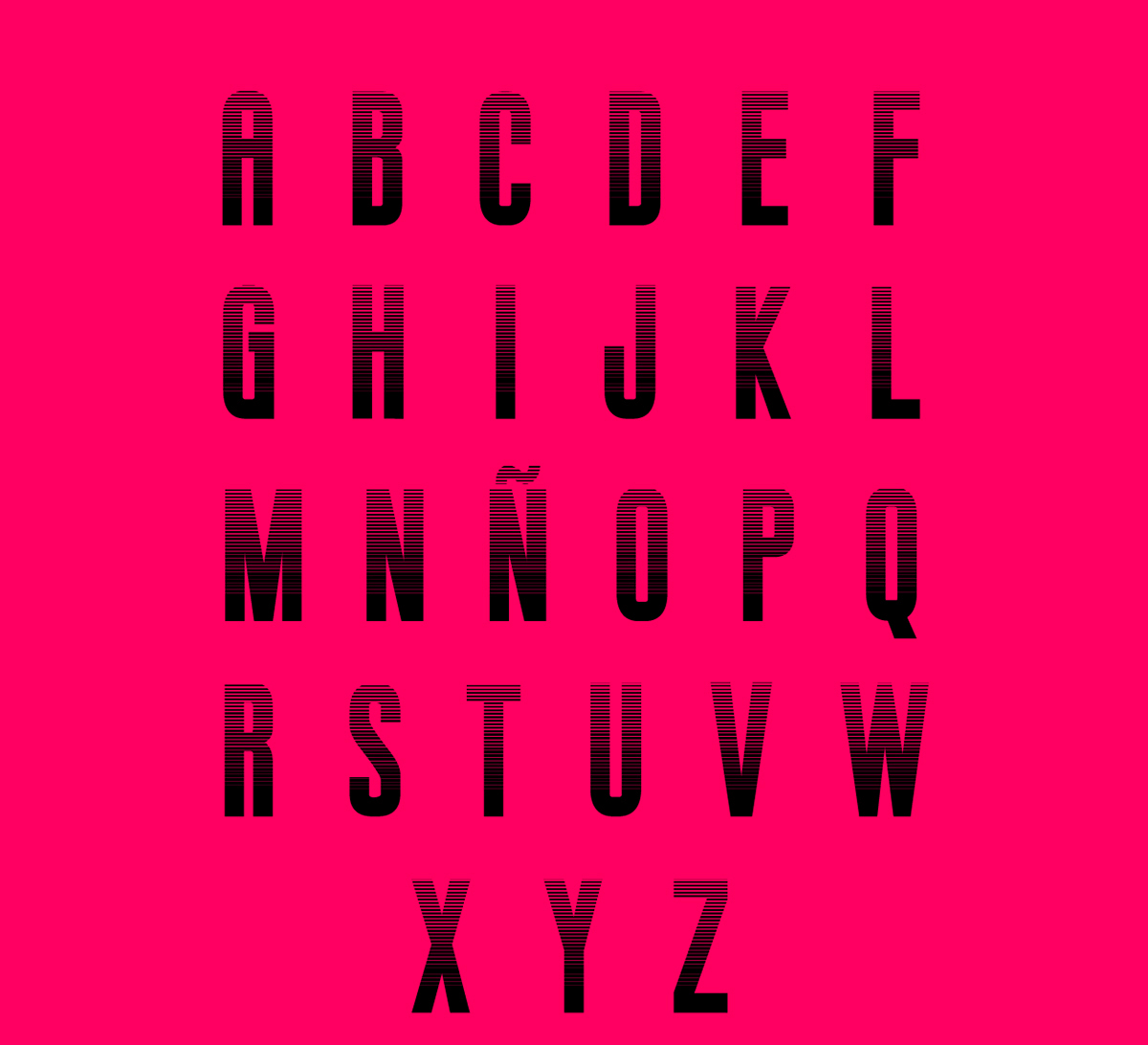 BOXING Free Font - sans-serif
