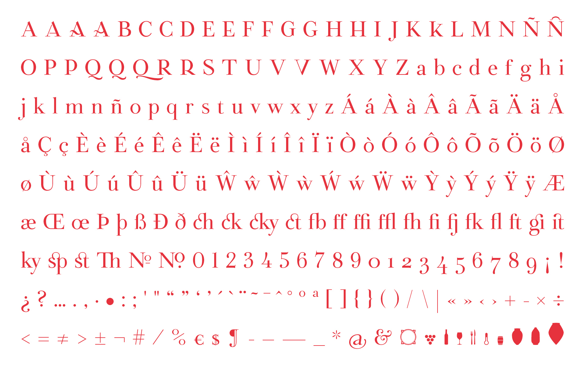 Botera Free Font - serif