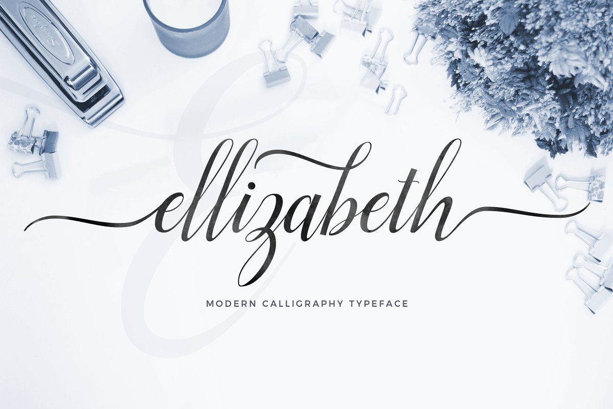 Ellizabeth Free Script Font - script
