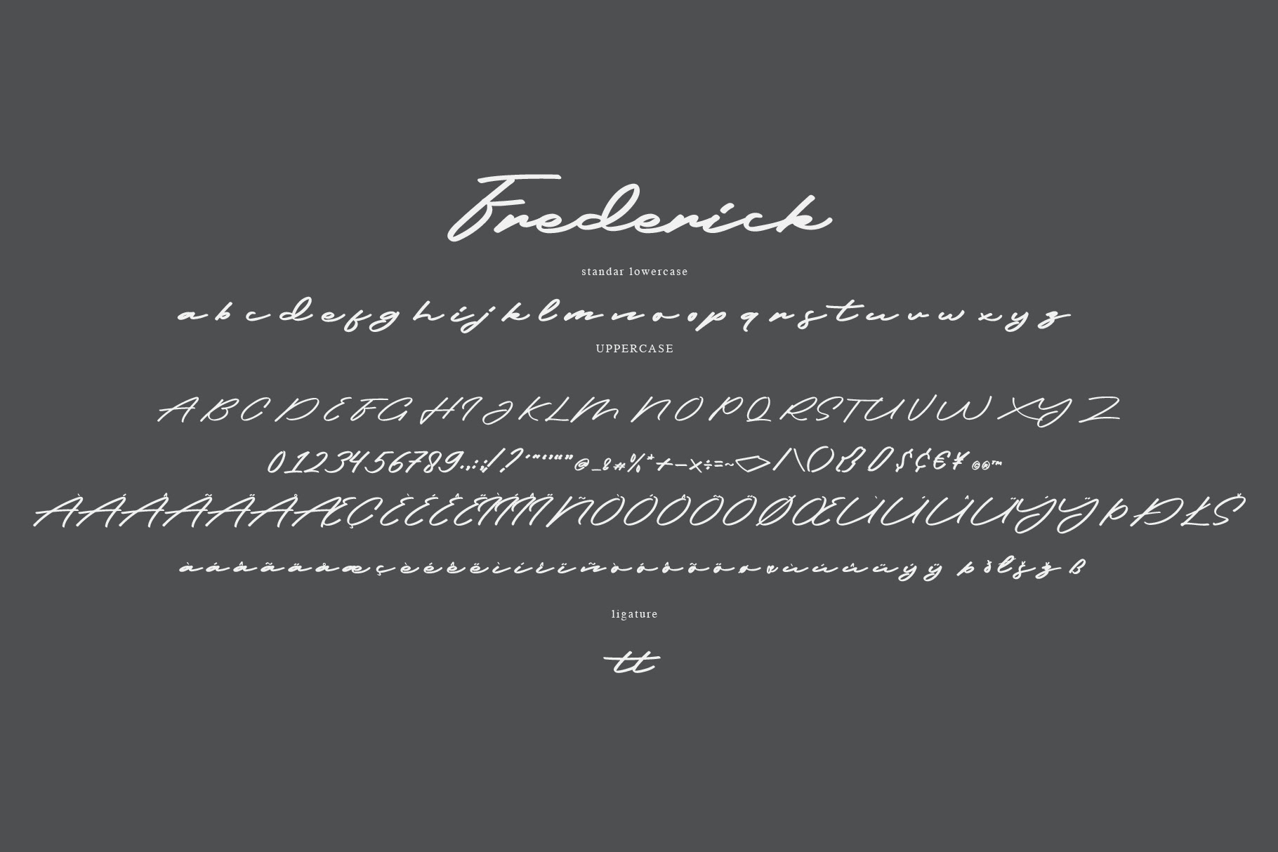 Frederick Free Font - script