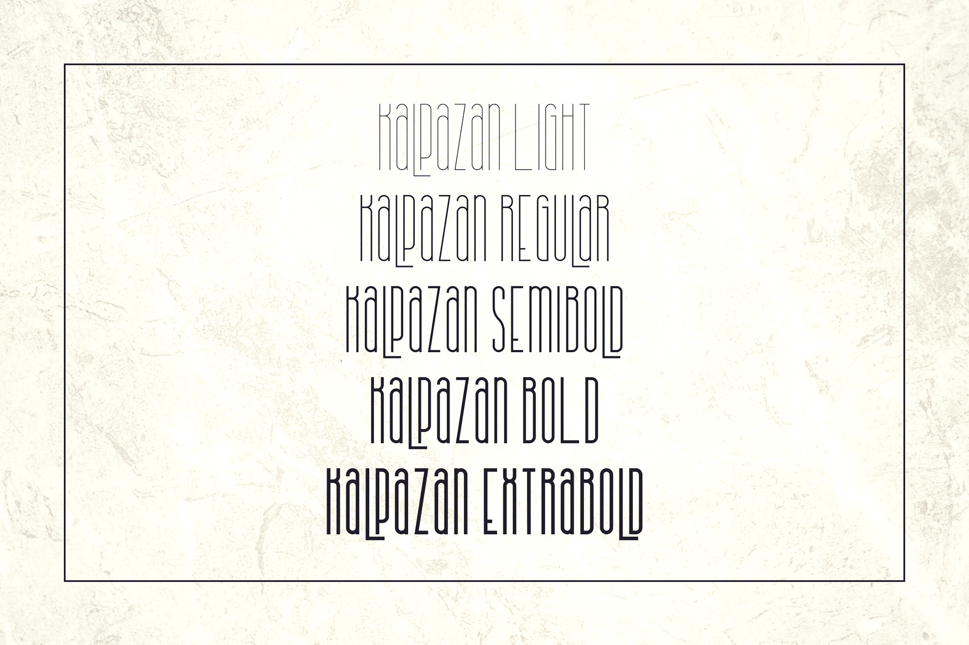 Kalpazan Free Font - decorative-display