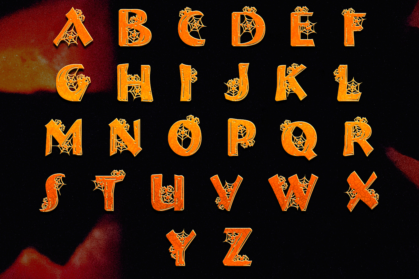 Halloween Spider Free Font - decorative-display