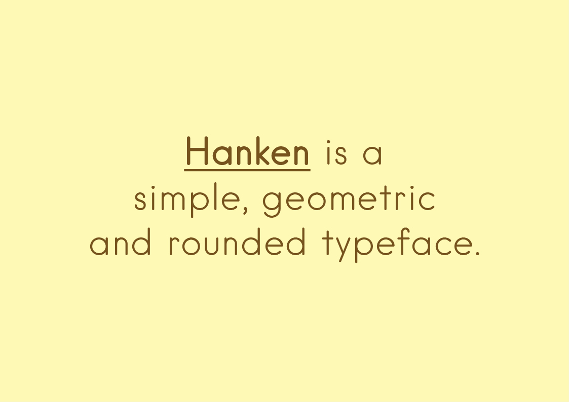 Hanken Round Free Font - sans-serif