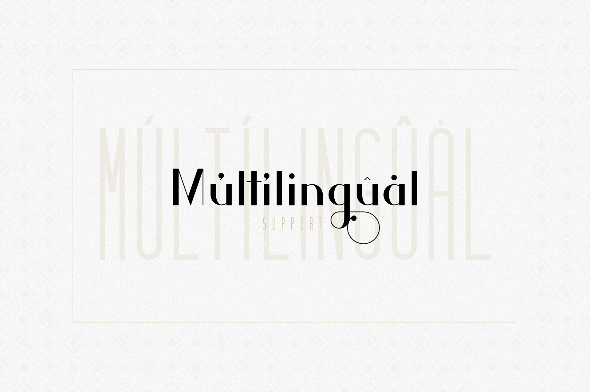 Hashtag Moderna Free Font - serif, decorative-display