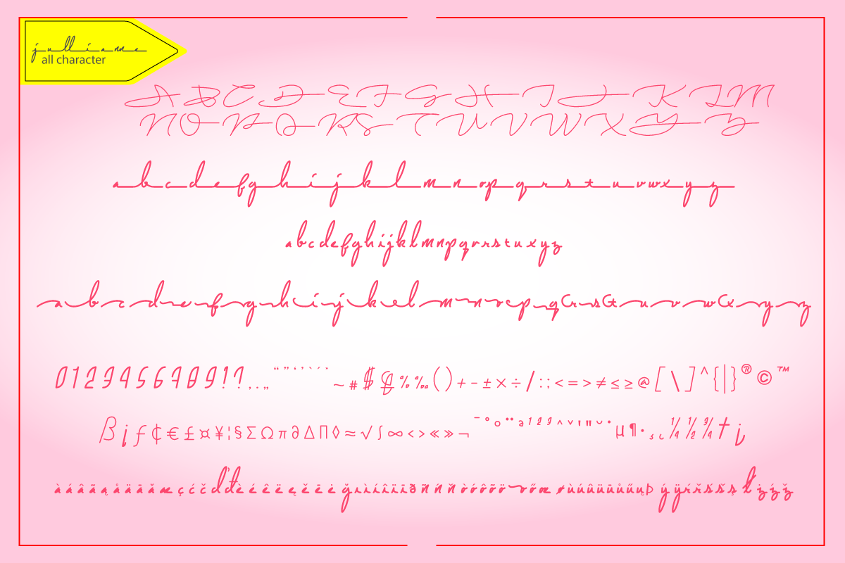 Jullianne Free Font - script