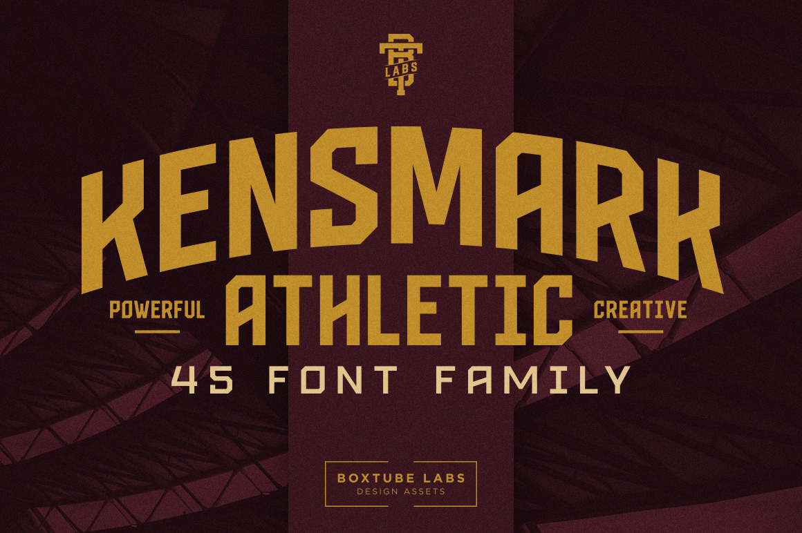 KENSMARK 03 Free Font - sans-serif