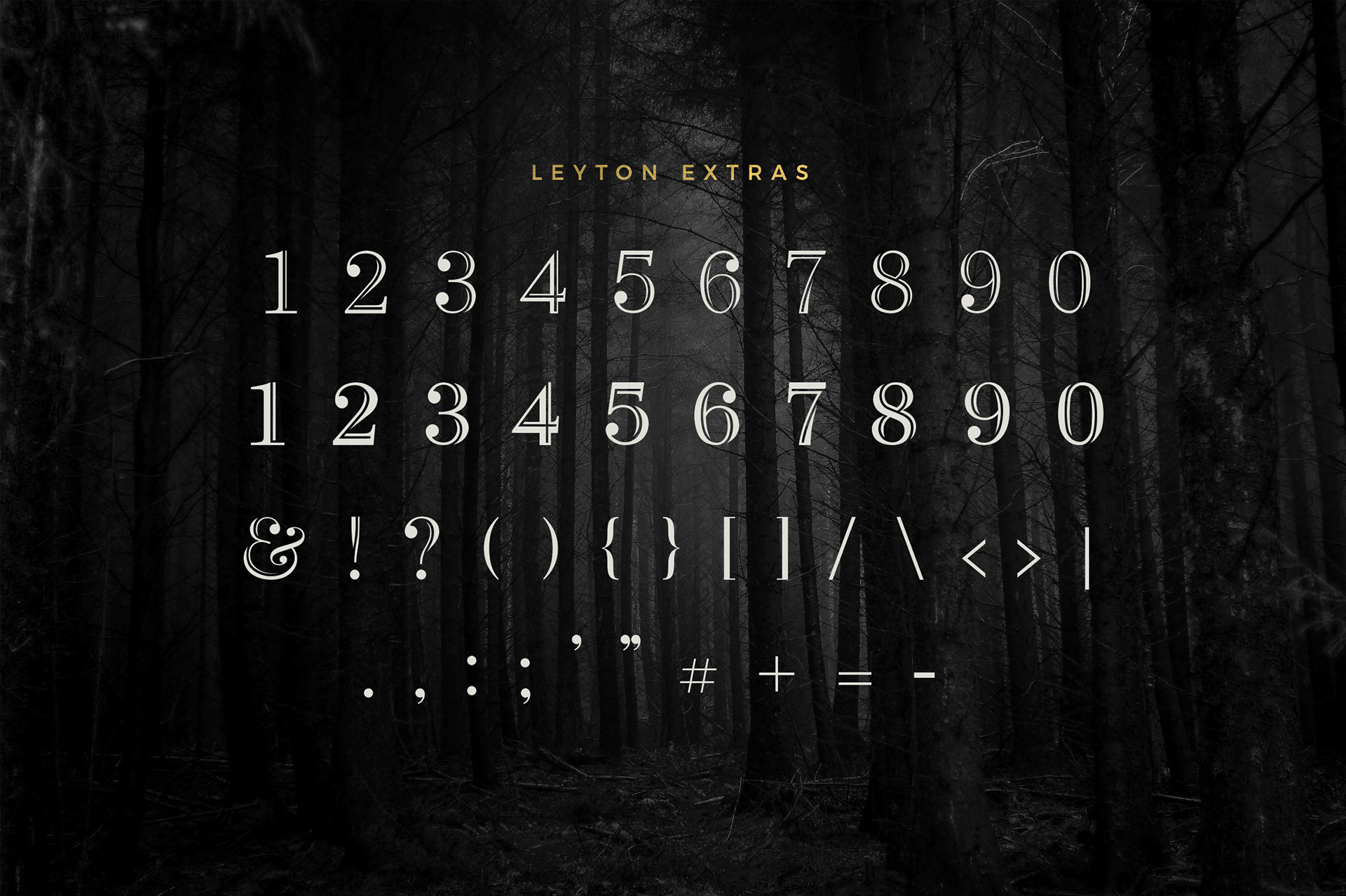 Leyton Free Font - serif