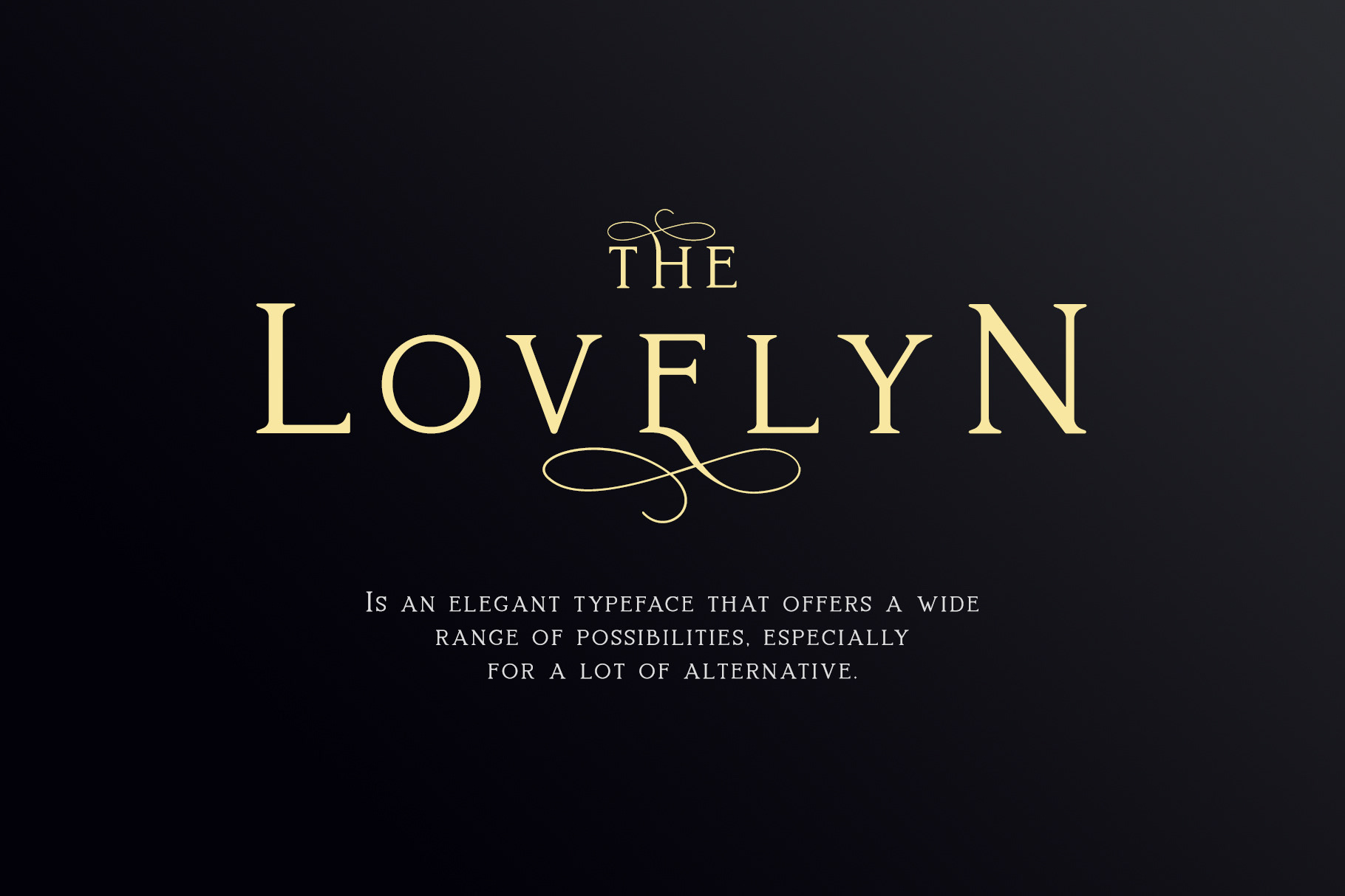 Lovelyn Free Font - serif