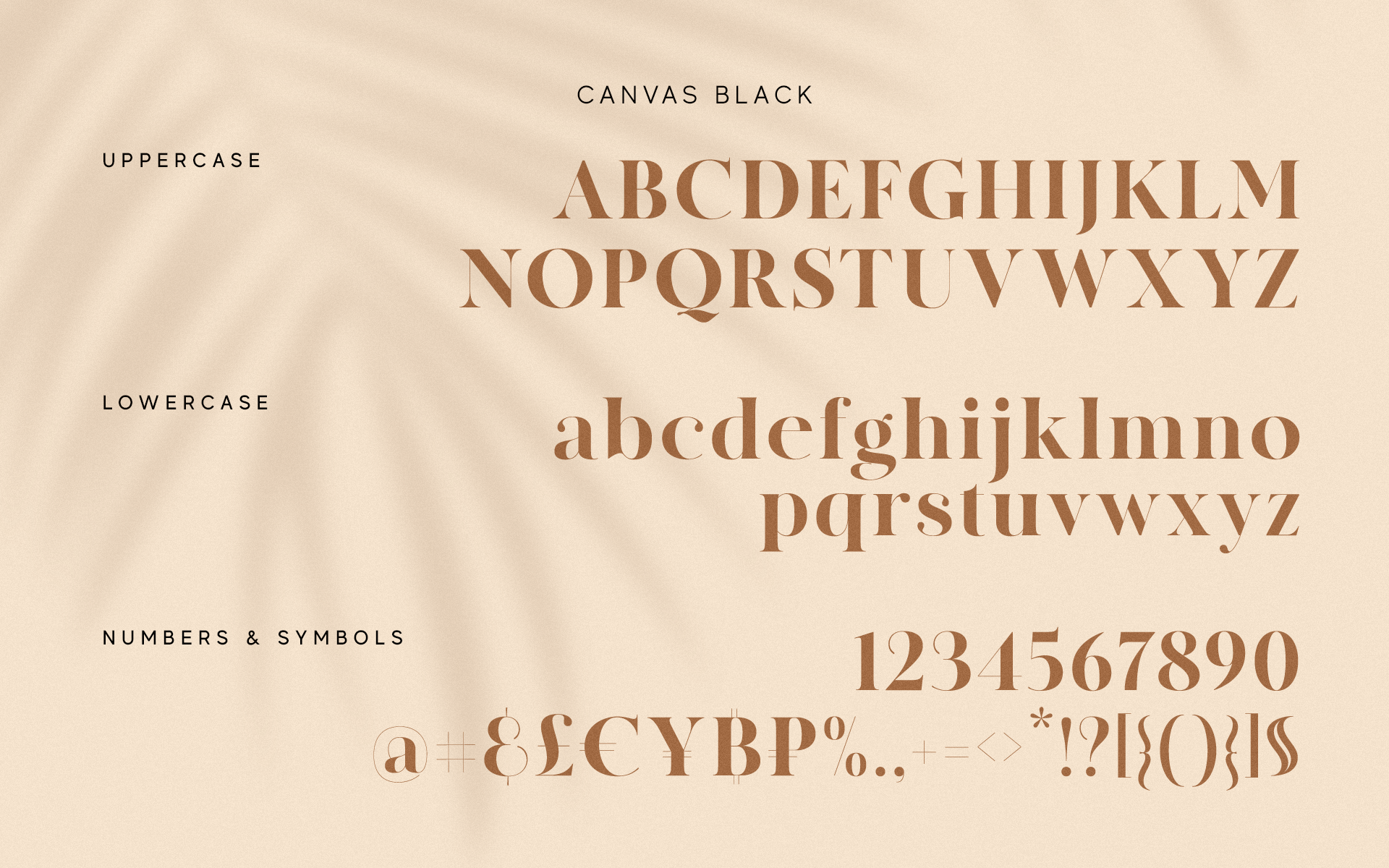 MADE Canvas Free Font - serif