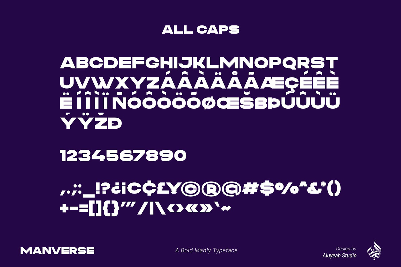 MANVERSE Free Font - sans-serif, decorative-display