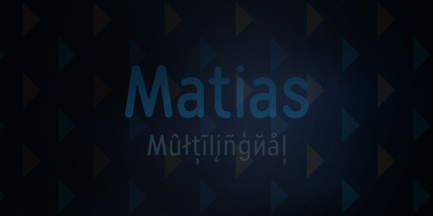 Matias Free Font - sans-serif