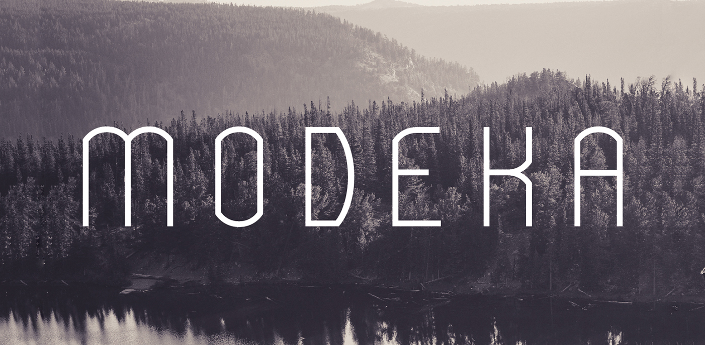 Modeka Free Font - sans-serif
