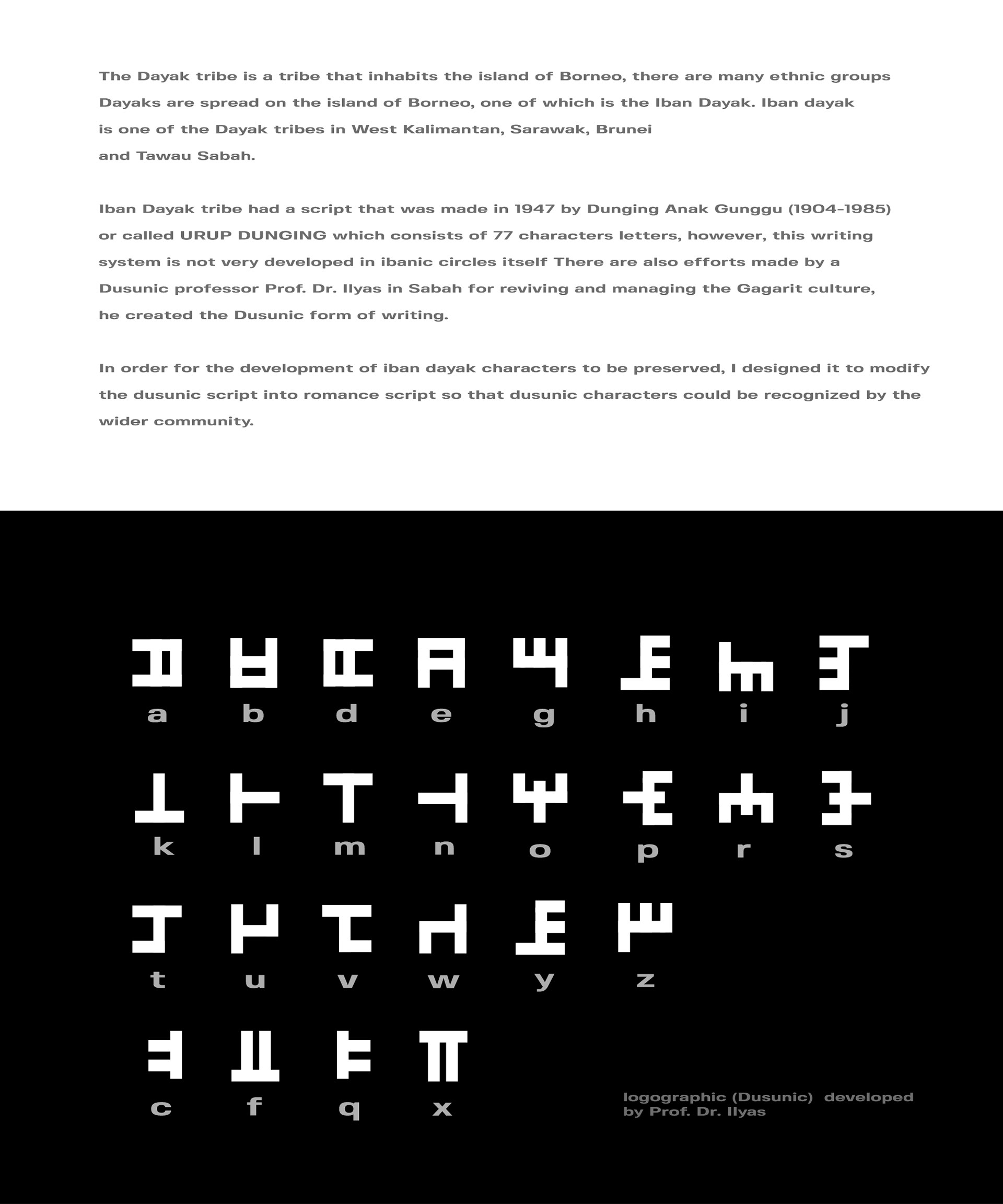 Modern Iban Free Font - decorative-display