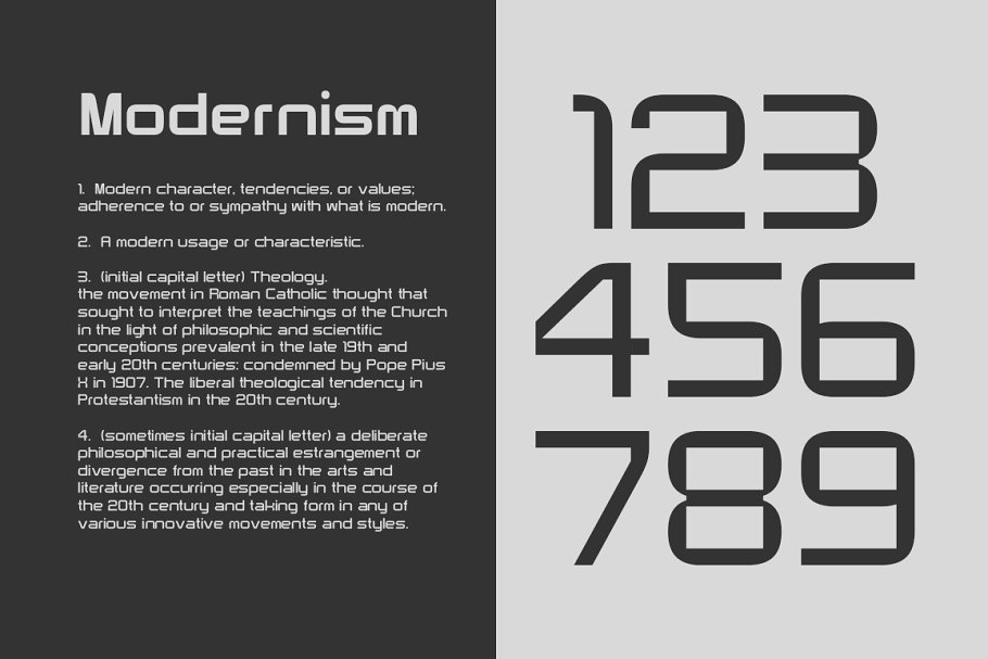 Modernhead Free Font - sans-serif