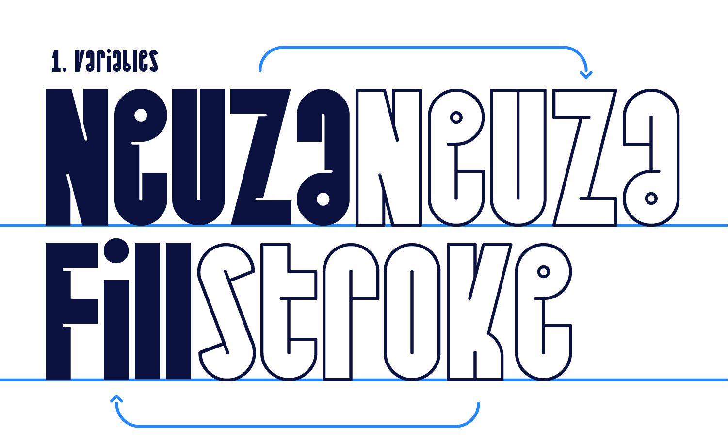 Neuza Typeface Free Font - decorative-display