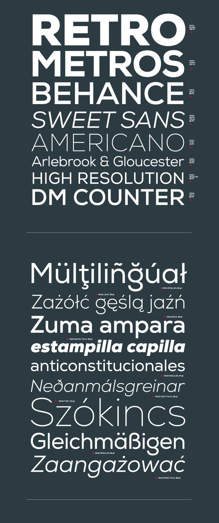 Nexa Font Free - sans-serif