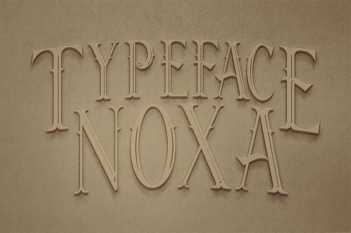 Noxa Grunge Free Font - serif