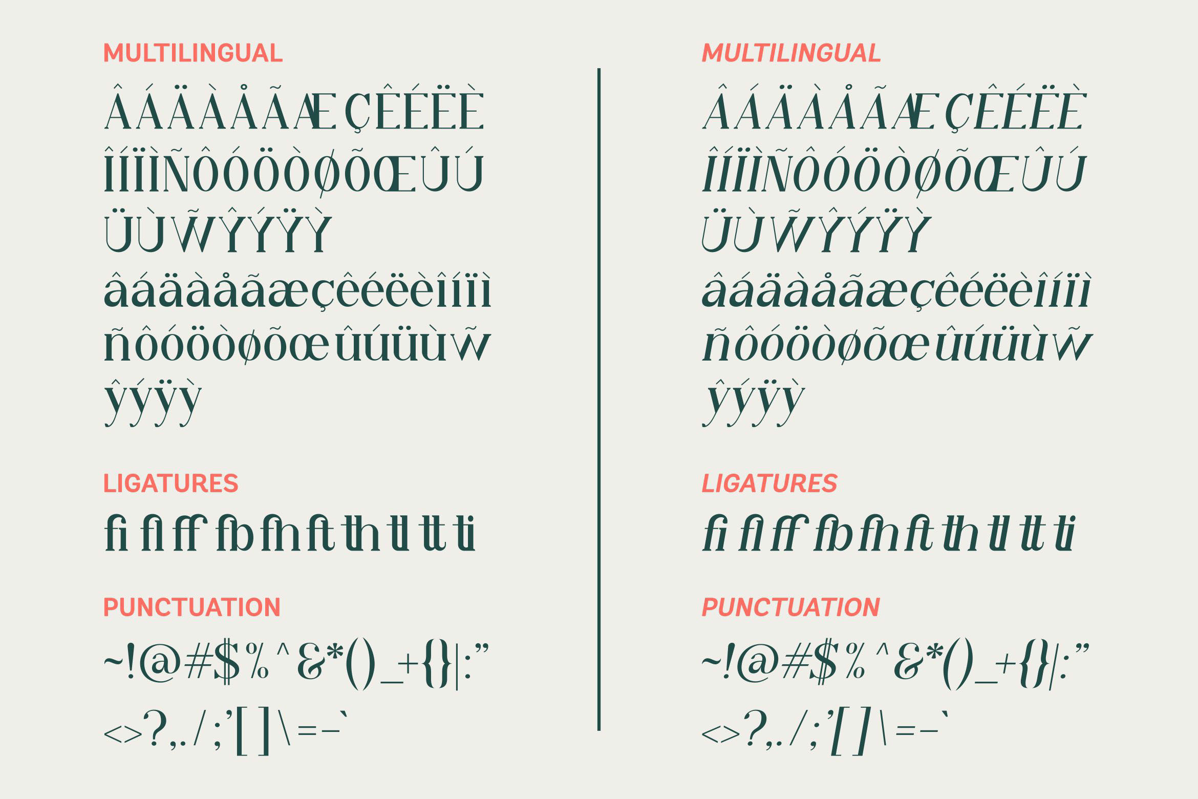 Qiba Free Font - serif