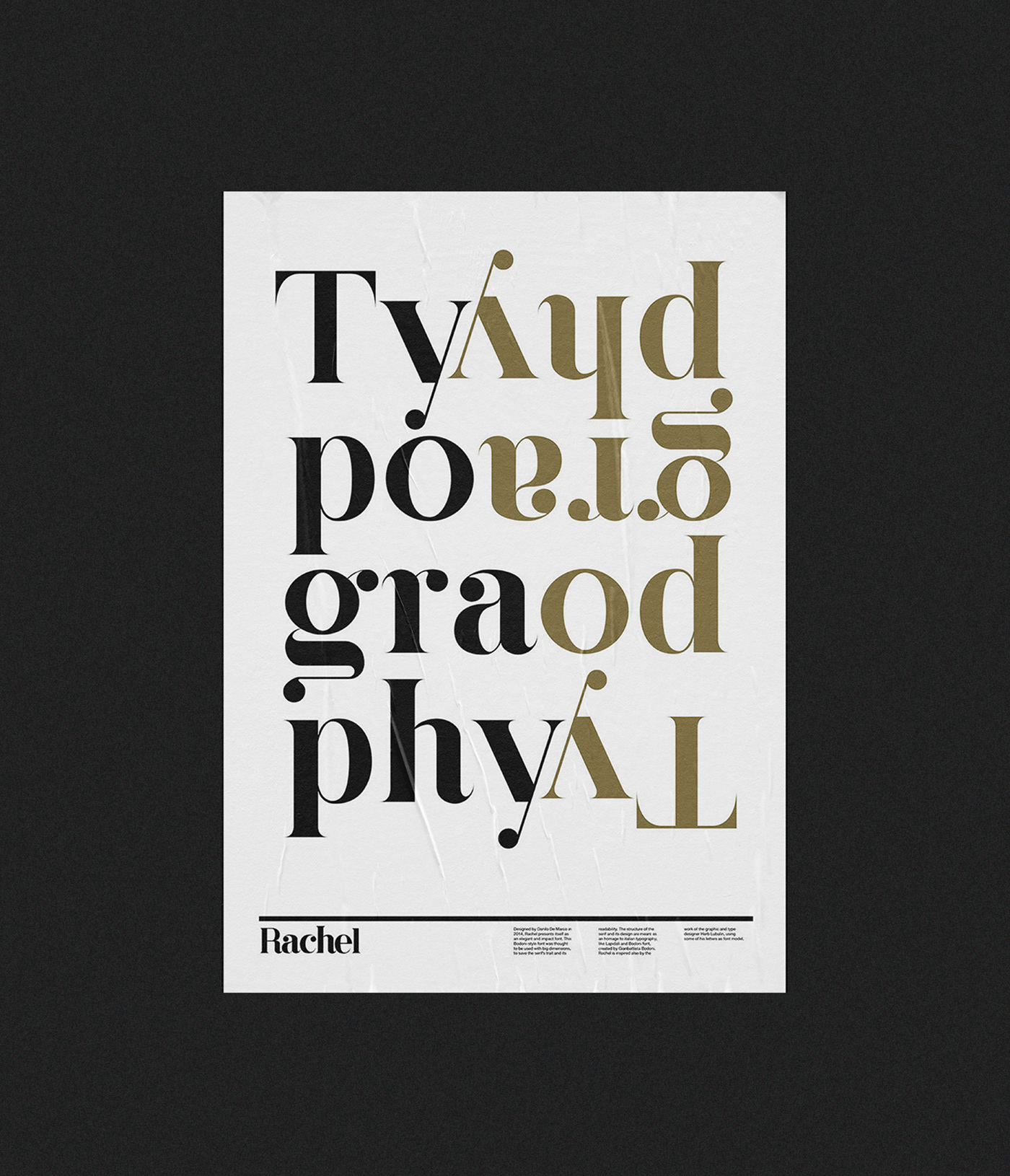 Rachel Free elegant typeface - serif
