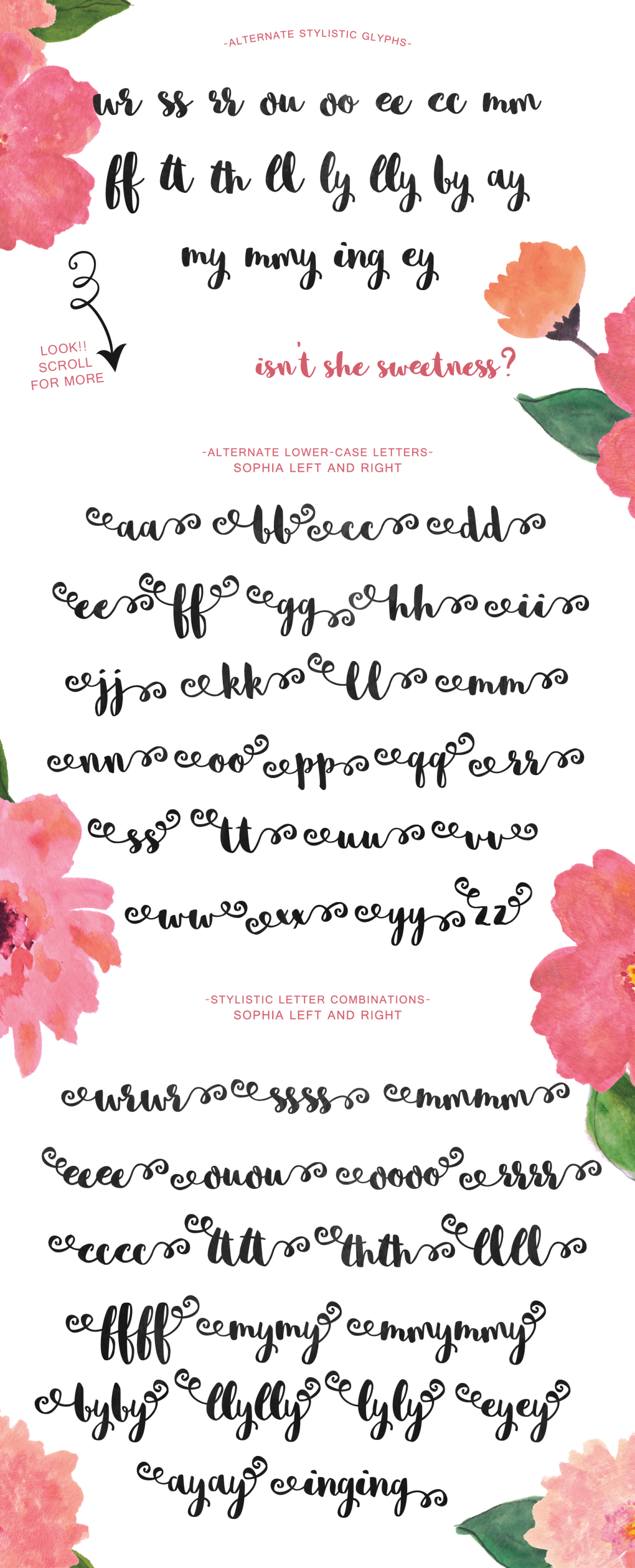 Sophia Free Font - script