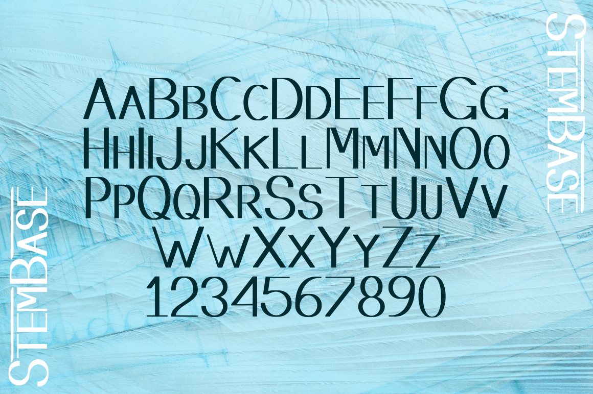 Stembase Free Font - sans-serif