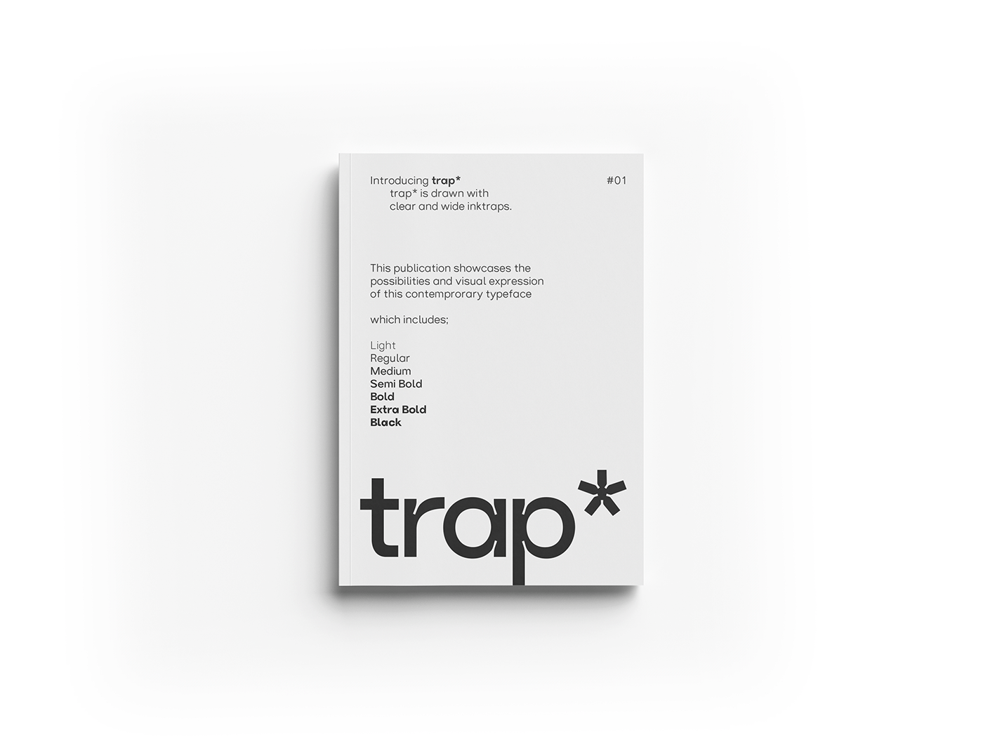 trap* Free Font - sans-serif