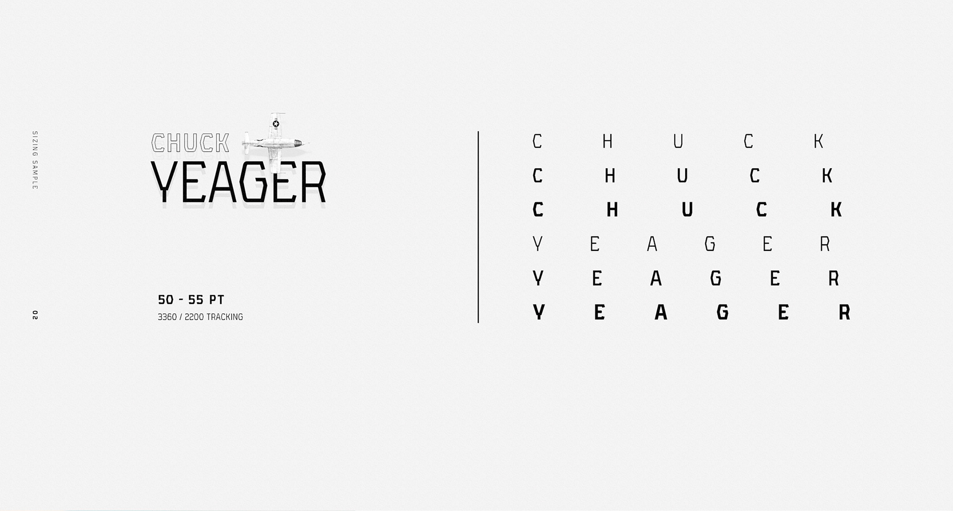YEAGER Free Typeface - sans-serif