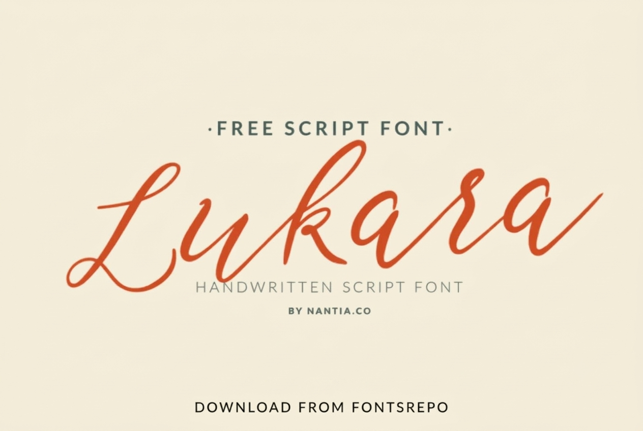 lukara-free-handwritten-font