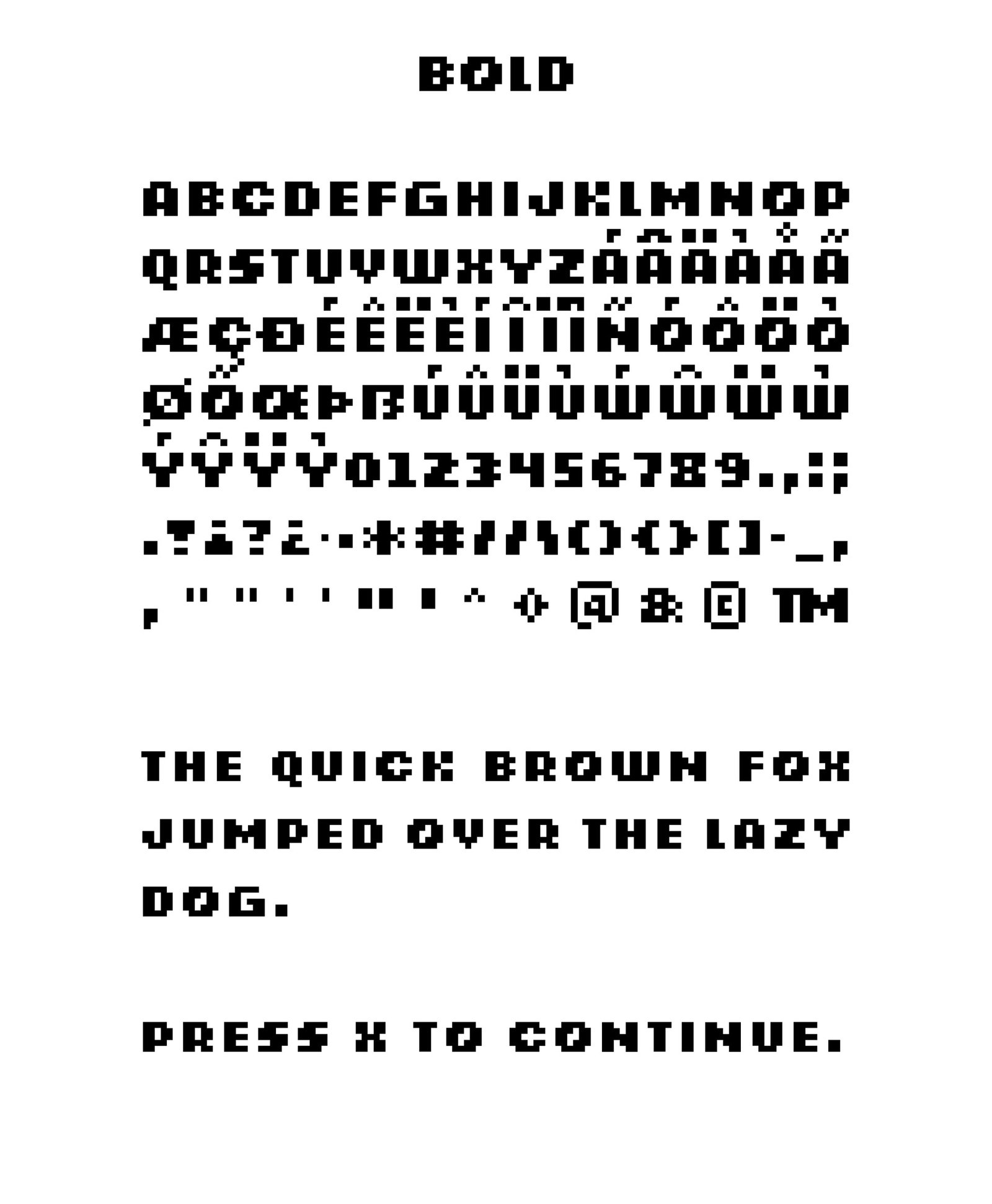 Retrograde Free Pixel Font — FONTSrepo - FontsRepo