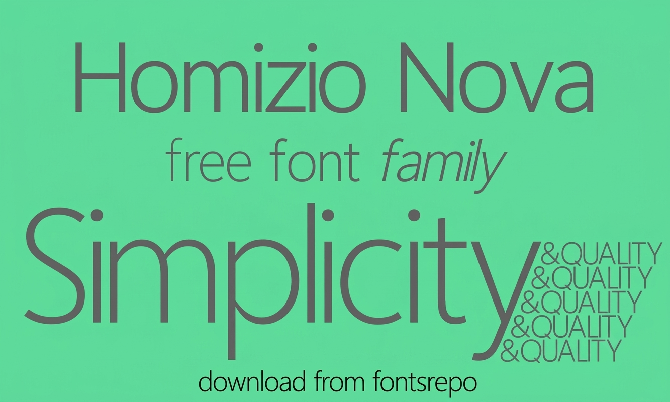 homizio-nova-free-font-family