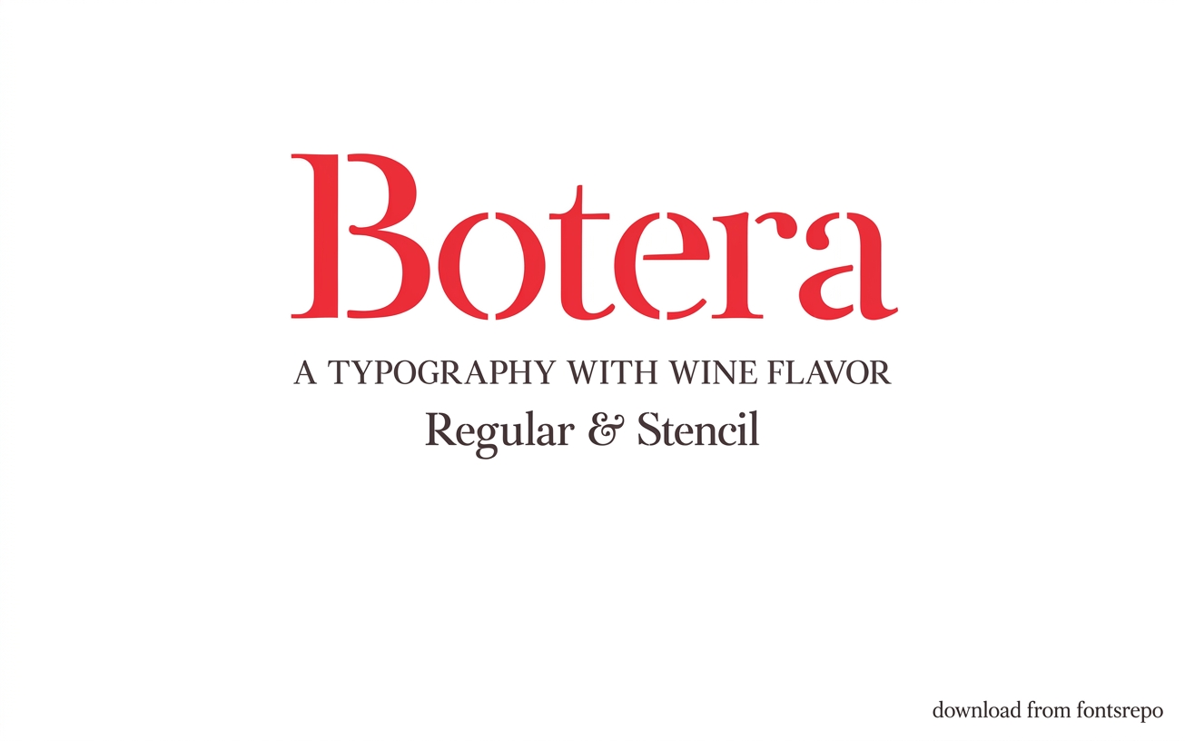 Botera Free Font