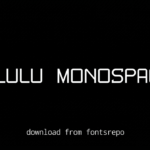Lulu Monospace Gratis Font