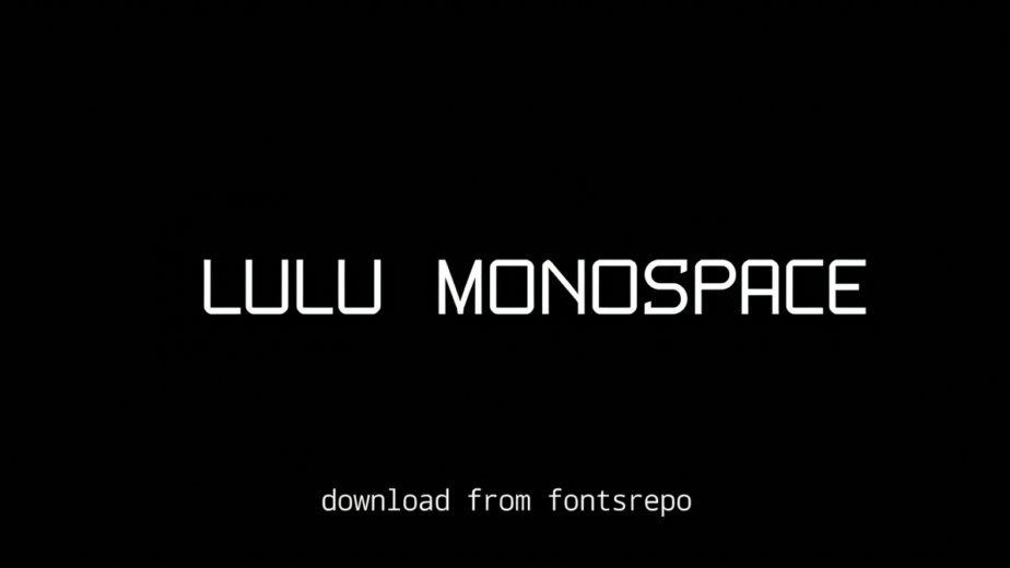 lulu-monospace-free-font