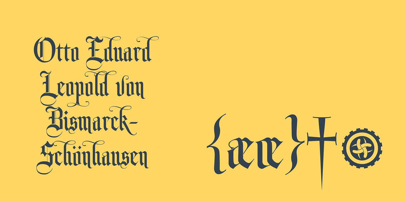 Monk Gothic Free Font — FONTSrepo - FontsRepo