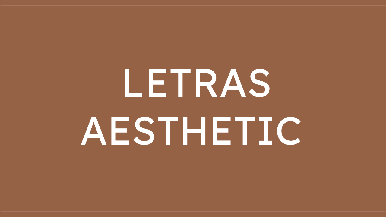 Letra De Script Letras Aesthetic para Copiar y Pegar - FontsRepo